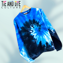 Load image into Gallery viewer, Spiral Blue x Black Sweatshirt